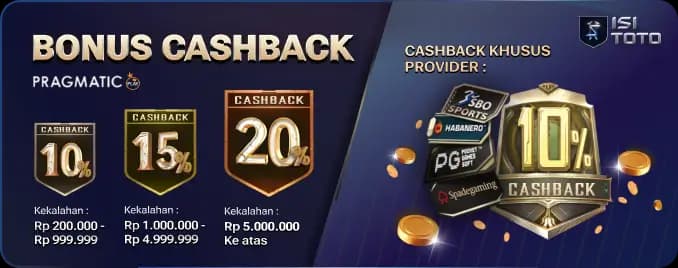 CASHBACK KEKALAHAN DI LIVE GAME TERBESAR